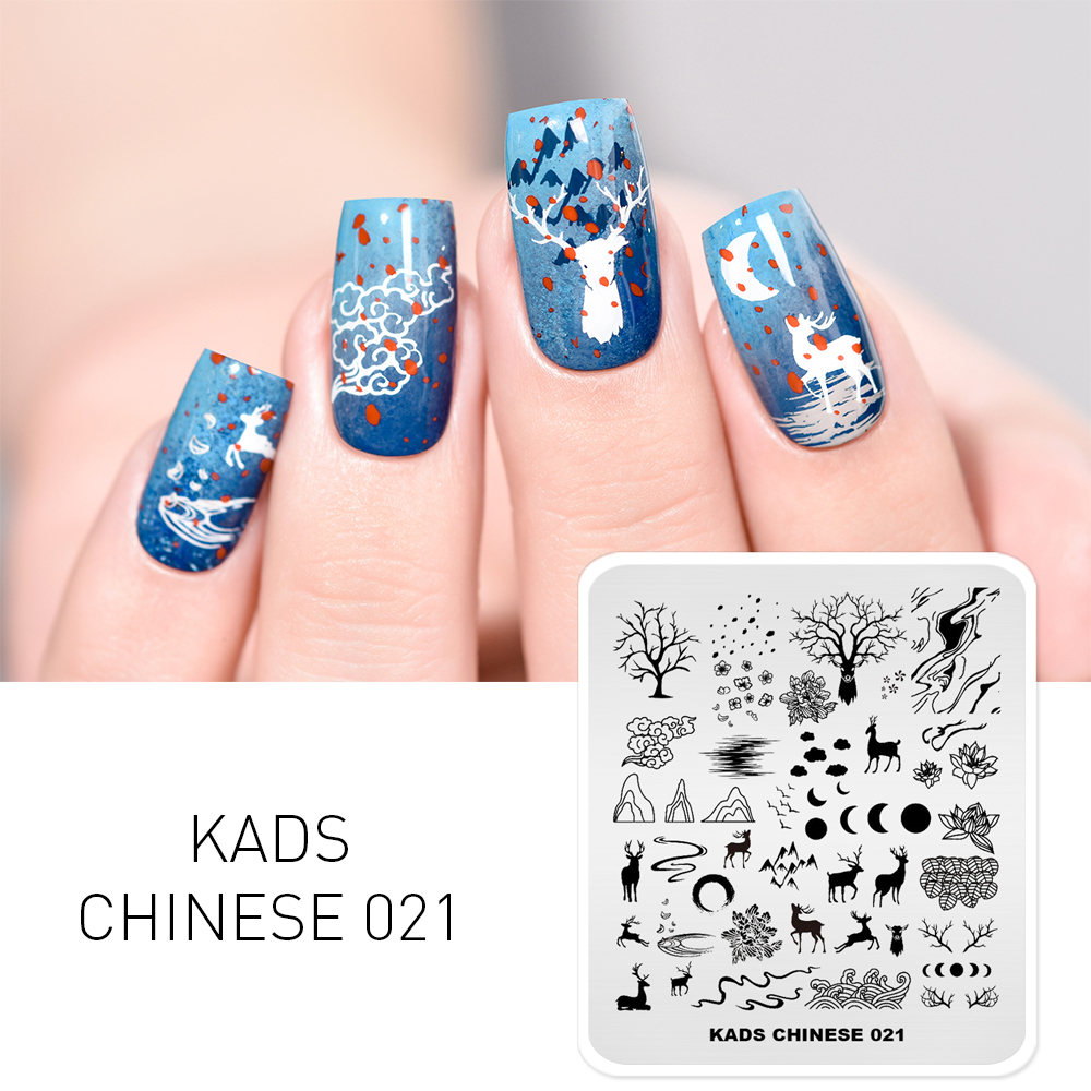 Chinese Style Series Customized Logo Available Nail Art Stamping Plates